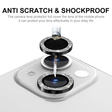 Load image into Gallery viewer, ENKAY Glitter Rear Lens Aluminium Alloy Tempered Glass Film For iPhone 14 / 14 Max, For iPhone 14 / 14 Plus