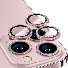 Load image into Gallery viewer, ENKAY Glitter Rear Lens Aluminium Alloy Tempered Glass Film For iPhone 14 Pro / 14 Pro Max, For iPhone 14 Pro / 14 Pro Max
