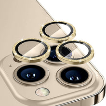Load image into Gallery viewer, ENKAY Glitter Rear Lens Aluminium Alloy Tempered Glass Film For iPhone 14 Pro / 14 Pro Max, For iPhone 14 Pro / 14 Pro Max