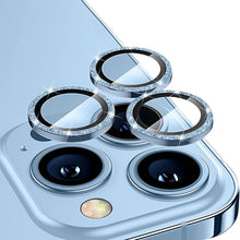 Load image into Gallery viewer, ENKAY Glitter Rear Lens Aluminium Alloy Tempered Glass Film For iPhone 13 Pro / 13 Pro Max, For iPhone 13 Pro / 13 Pro Max