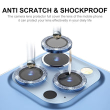 Load image into Gallery viewer, ENKAY Glitter Rear Lens Aluminium Alloy Tempered Glass Film For iPhone 13 Pro / 13 Pro Max, For iPhone 13 Pro / 13 Pro Max