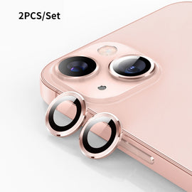 ENKAY 9H Rear Lens Aluminium Alloy Tempered Glass Film For iPhone 14 / 14 Max, For iPhone 14 / 14 Plus