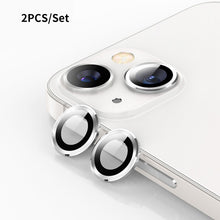 Load image into Gallery viewer, ENKAY 9H Rear Lens Aluminium Alloy Tempered Glass Film For iPhone 14 / 14 Max, For iPhone 14 / 14 Plus