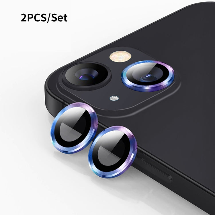 ENKAY 9H Rear Lens Aluminium Alloy Tempered Glass Film For iPhone 14 / 14 Max, For iPhone 14 / 14 Plus