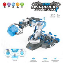 Load image into Gallery viewer, MoFun 101 Hydraulic Robot Arm 3 in 1 Science and Education Assembled Toys