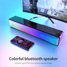 Load image into Gallery viewer, AEC BT601 RGB Light HiFi Soundbar Bluetooth Speaker Home Theater