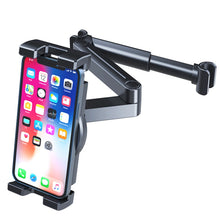 Load image into Gallery viewer, A081+X159 Car Backseat Headrest Tablet Bracket Long Arm Collapsible Mount, A081+X159