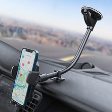 Load image into Gallery viewer, A190+X35 Car Phone Holder Windshield Sucker Mount Bendable Long Arm Stand, A190+X35