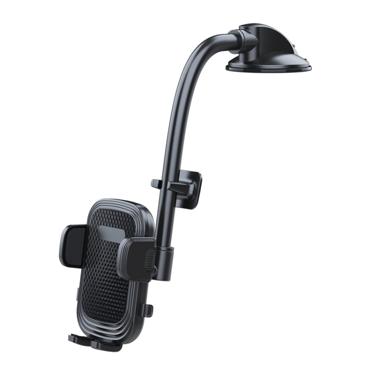 A190+X51 Car Phone Holder Dashboard Windshield Sucker Mount Bendable Long Arm Stand, A190+X51