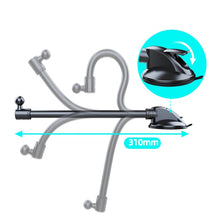 Load image into Gallery viewer, A190+X51 Car Phone Holder Dashboard Windshield Sucker Mount Bendable Long Arm Stand, A190+X51