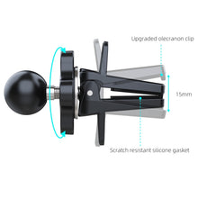 Load image into Gallery viewer, A190+X901 Car Phone Holder Air Vent Mount Coaxial Knob Adjustment Clip Stand, A190+X901