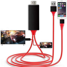Load image into Gallery viewer, 2m 1080P 8 Pin to HDMI Adapter Cable, Compatible with iPhone to HDMI Adapter,, 8 Pin