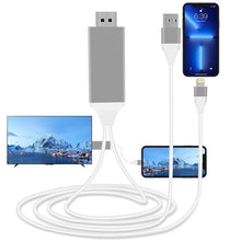 Load image into Gallery viewer, 2m 1080P 8 Pin to HDMI Adapter Cable, Compatible with iPhone to HDMI Adapter,, 8 Pin