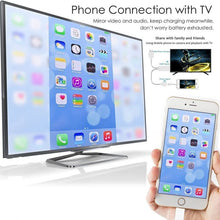 Load image into Gallery viewer, 1080P HDMI Cables Adapter USB to HDTV Cable, Dongle USB Male + USB Female to HDMI Male 1080P HDTV Mirroring Cable for Phone/Pad and More Steaming Sharing