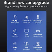 Load image into Gallery viewer, 38W PD20W + QC3.0 USB Car Charger with Type-C to Type-C Data Cable, Length: 1m, Type-C to Type-C Cable (White), Type-C to Type-C Cable (Black)