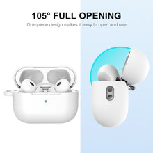 Load image into Gallery viewer, For Apple AirPods Pro 2 2022 ENKAY Thickened Silicone Protective Case with Keychain