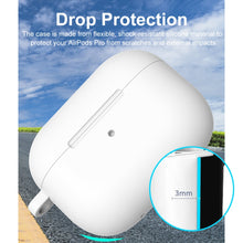 Load image into Gallery viewer, For Apple AirPods Pro 2 2022 ENKAY Thickened Silicone Protective Case with Keychain