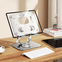 Load image into Gallery viewer, 2026 Folding Adjustable Height Ergonomic 360 Rotation CNC Aluminum Desk Laptop Stand, 2026