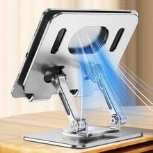 Load image into Gallery viewer, 2026 Folding Adjustable Height Ergonomic 360 Rotation CNC Aluminum Desk Laptop Stand, 2026