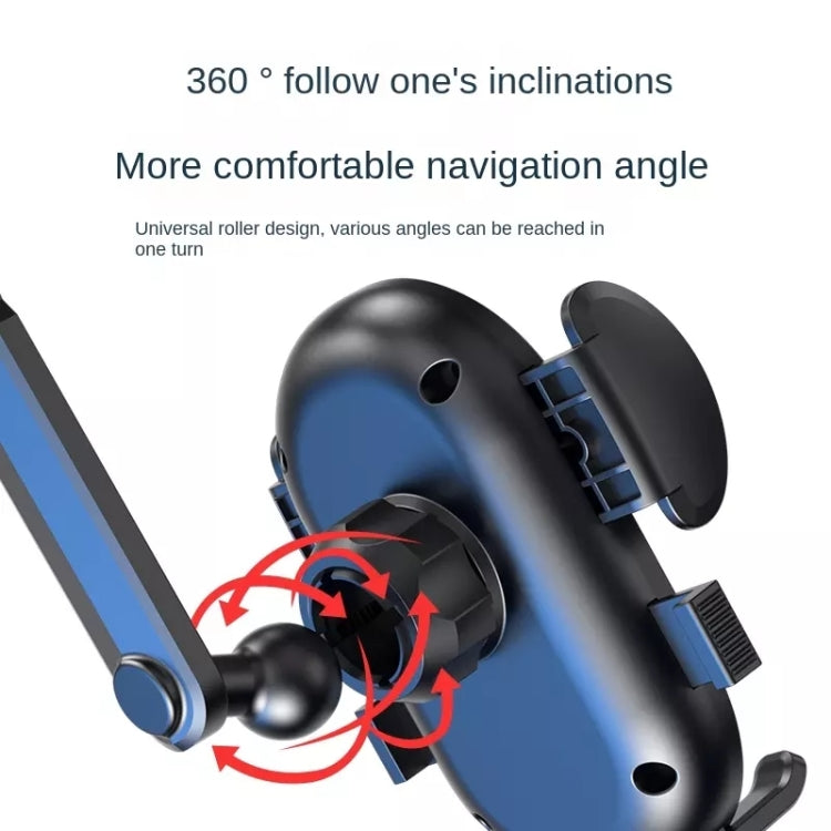 R004 Rearview Mirror 360 Rotatable Retractable Car Phone Holder, R004