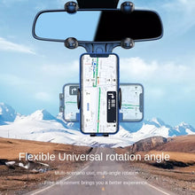 Load image into Gallery viewer, R004 Rearview Mirror 360 Rotatable Retractable Car Phone Holder, R004