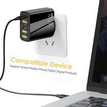 Load image into Gallery viewer, 65W Dual PD Type-C + 3 x USB Multi Port Charger for Phone and Tablet PC, US Plug, US Plug