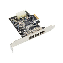 Load image into Gallery viewer, ST23 PCI Express 3 Port Firewire 1394B &amp; 1394A PCIe 1.1 x1 Card, ST23