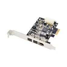 Load image into Gallery viewer, ST23 PCI Express 3 Port Firewire 1394B &amp; 1394A PCIe 1.1 x1 Card, ST23