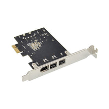 Load image into Gallery viewer, ST23 PCI Express 3 Port Firewire 1394B &amp; 1394A PCIe 1.1 x1 Card, ST23