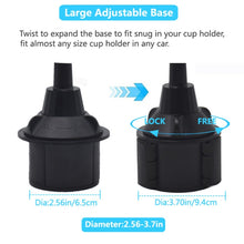 Load image into Gallery viewer, X033 360 Degree Car Phone Mount Adjustable Gooseneck Cup Holder, X033