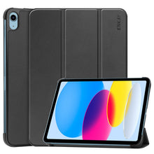 Load image into Gallery viewer, For iPad 10th Gen 10.9 2022 ENKAY Tri-fold Custer Texture Leather Stand Smart Case, For iPad 10th Gen 10.9 2022