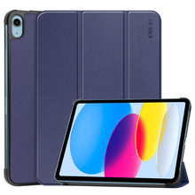 Load image into Gallery viewer, For iPad 10th Gen 10.9 2022 ENKAY Tri-fold Custer Texture Leather Stand Smart Case, For iPad 10th Gen 10.9 2022