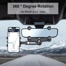 Load image into Gallery viewer, H03 Car Rearview Mirror Mobile Phone Holder 360 Rotation Foldable, H03