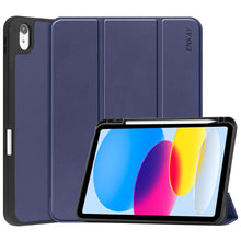Load image into Gallery viewer, For iPad 10.9 2022 ENKAY TPU Back Cover Smart Leather Stand Tablet Case with Pen Slot