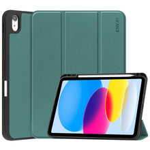Load image into Gallery viewer, For iPad 10.9 2022 ENKAY TPU Back Cover Smart Leather Stand Tablet Case with Pen Slot