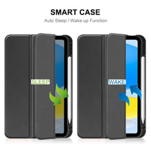 Load image into Gallery viewer, For iPad 10.9 2022 ENKAY TPU Back Cover Smart Leather Stand Tablet Case with Pen Slot