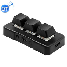 Load image into Gallery viewer, MK321BT Bluetooth 5.1 3 Keys Custom Keys Game Office PS Clip Macro Programming Keypad