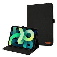 Load image into Gallery viewer, Fabric Leather Tablet Case with Name Card Clip, For iPad 10th 10.9 2022
