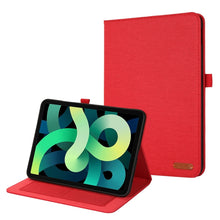 Load image into Gallery viewer, Fabric Leather Tablet Case with Name Card Clip, For iPad 10th 10.9 2022