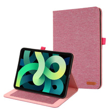 Load image into Gallery viewer, Fabric Leather Tablet Case with Name Card Clip, For iPad 10th 10.9 2022