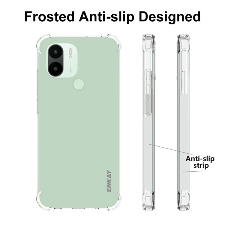 For Xiaomi Redmi A1+ ENKAY Transparent TPU Shockproof Phone Case