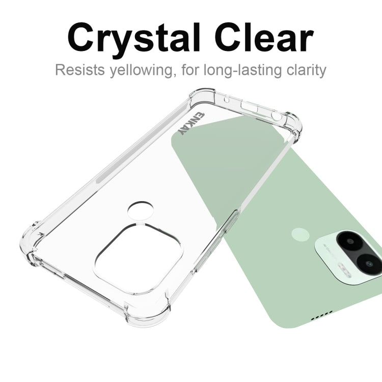 For Xiaomi Redmi A1+ ENKAY Transparent TPU Shockproof Phone Case