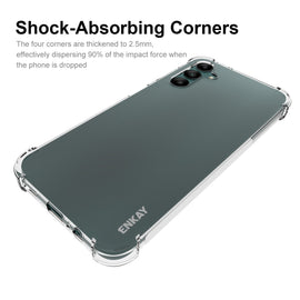 For Samsung Galaxy A14 5G ENKAY Transparent TPU Shockproof Phone Case
