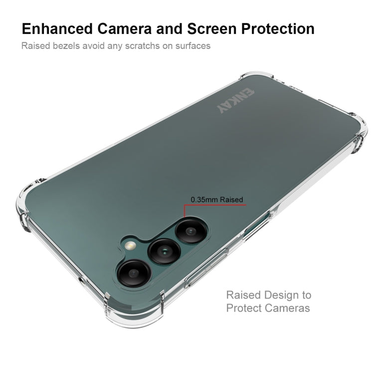 For Samsung Galaxy A14 5G ENKAY Transparent TPU Shockproof Phone Case