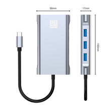 Load image into Gallery viewer, JUNSUNMAY 7 in 1 Type-C to 4K HDMI / VGA / Ethernet Docking Station Adapter USB-C Hub, JSM-HUB001