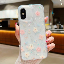 Load image into Gallery viewer, Fresh Small Floral Epoxy TPU Phone Case, For iPhone 7 Plus / 8 Plus, For iPhone X / XS