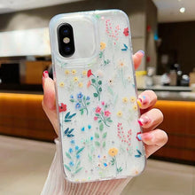 Load image into Gallery viewer, Fresh Small Floral Epoxy TPU Phone Case, For iPhone 7 Plus / 8 Plus, For iPhone X / XS