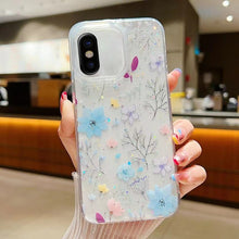Load image into Gallery viewer, Fresh Small Floral Epoxy TPU Phone Case, For iPhone 7 Plus / 8 Plus, For iPhone X / XS