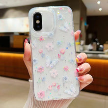 Load image into Gallery viewer, Fresh Small Floral Epoxy TPU Phone Case, For iPhone 7 Plus / 8 Plus, For iPhone X / XS