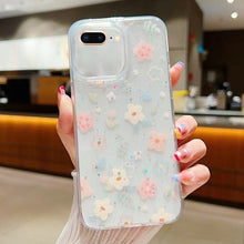 Load image into Gallery viewer, Fresh Small Floral Epoxy TPU Phone Case, For iPhone 7 Plus / 8 Plus, For iPhone X / XS